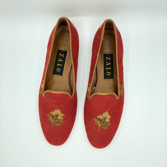 Zalo Shoes Zalo Vintage Needlepoint Floral Shoes Poshmark